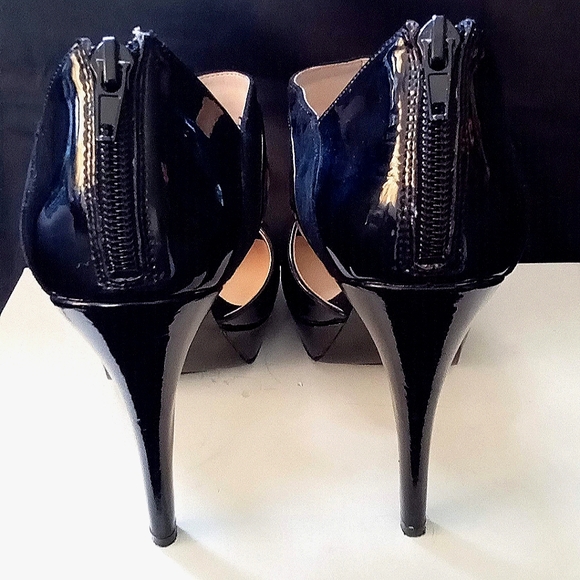 Nine West, black with Patten leather accents, zip up, size 7, - Picture 13 of 15